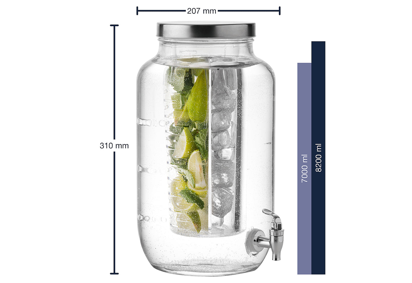 Getränkespender Succo 7l