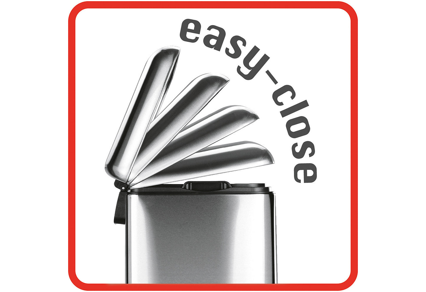 Treteimer Leman Easy-Close 20l Edelstahl