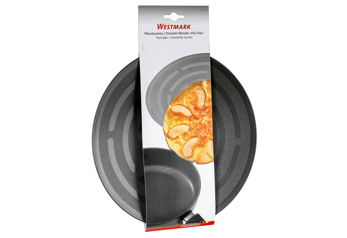 Pfannenkuchen-/Omelettwender Flic-Flac Kunststoff Ø26cm grau