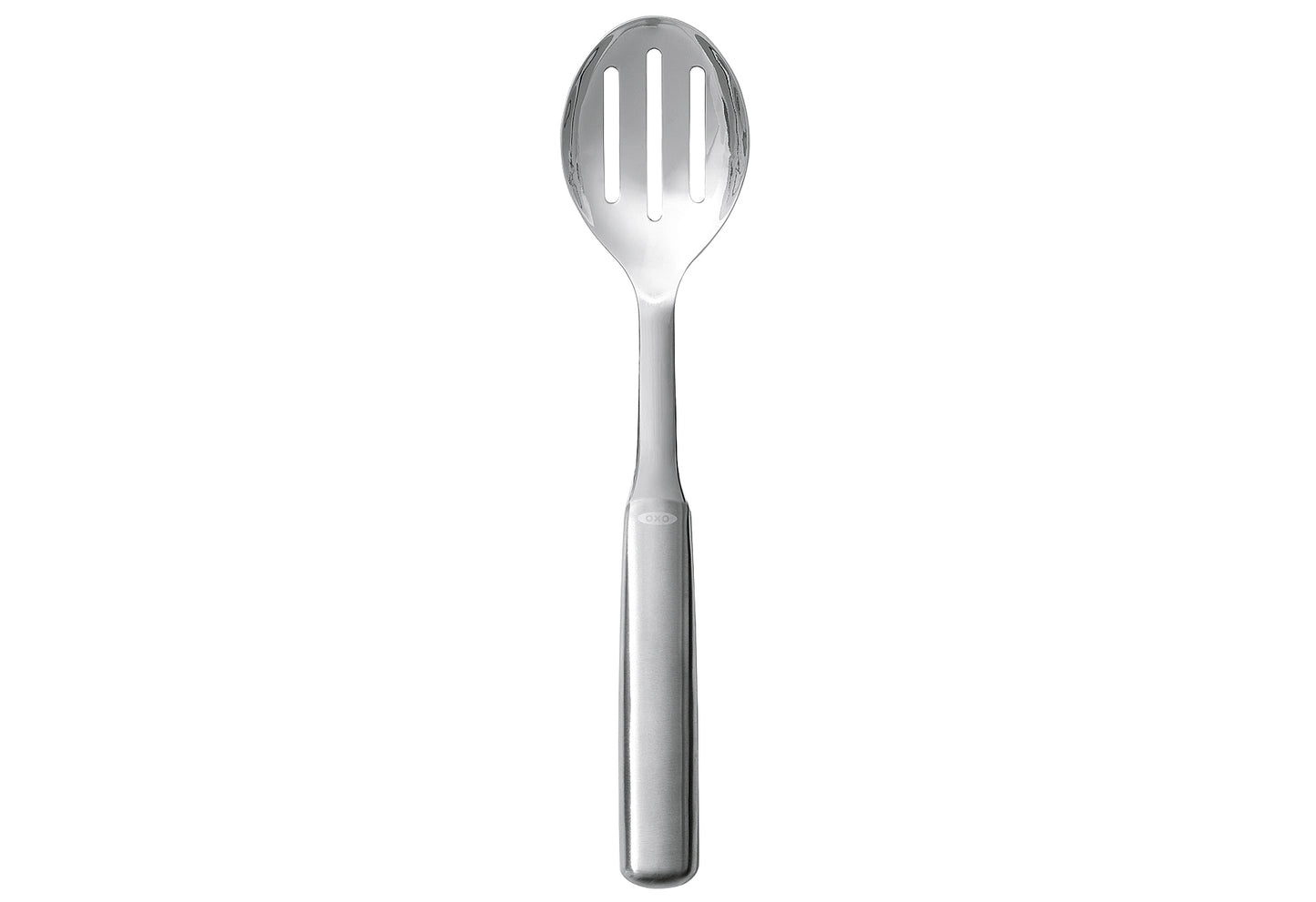 Servierlöffel mit Schlitzen Stahl