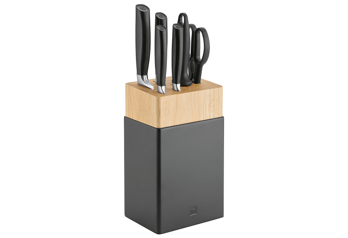 Messerblockset Schwarz All * Star 7teilig