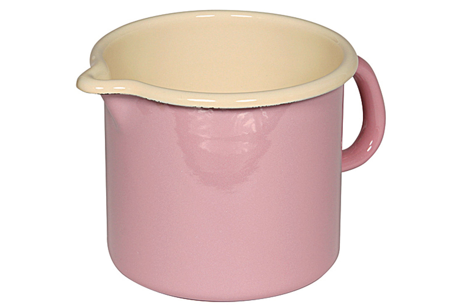 Milchtopf 1 l Ø12cm rosa/bunt