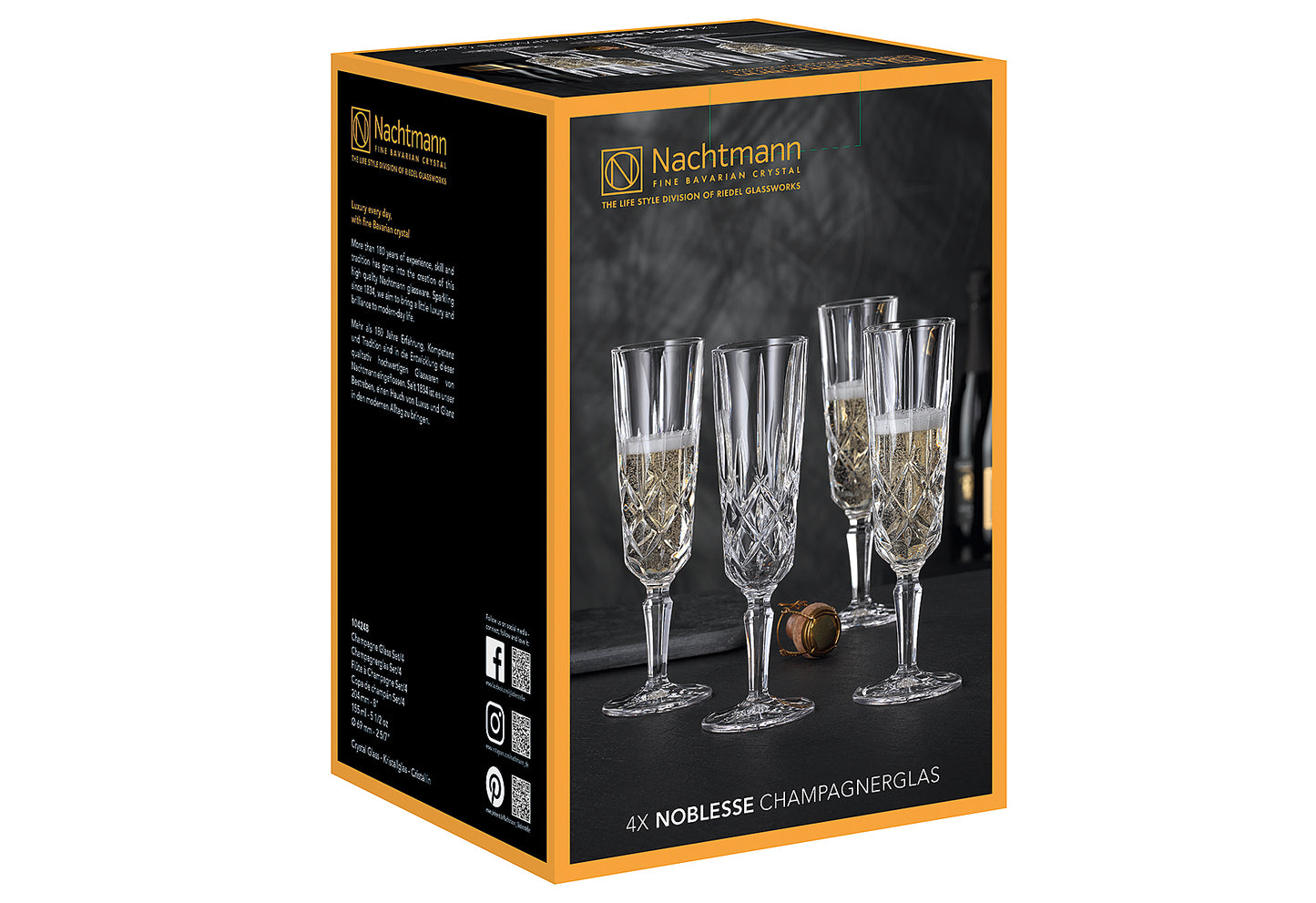 Champagnerglas Noblesse 155ml 4er Set