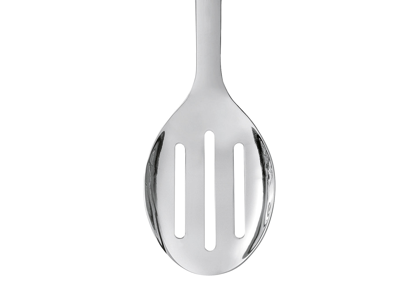 Servierlöffel mit Schlitzen Stahl