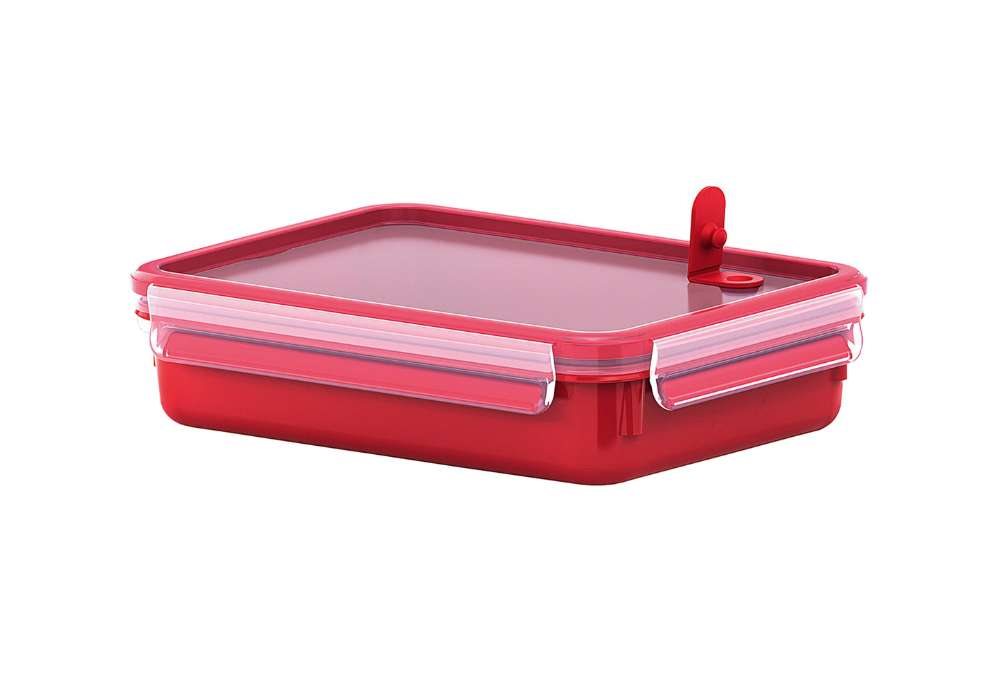 Mikrowellendose Clip&Micro 2.0 0,8 l 19,7x13,6x5,9cm rot