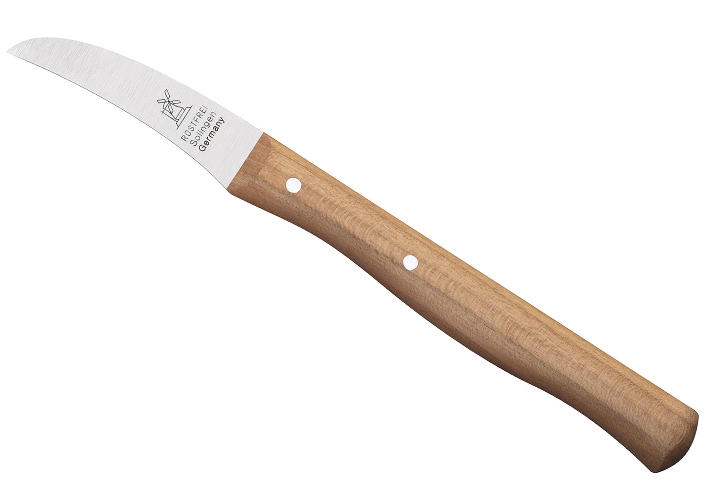 Schälmesser Vogelschnabel rostfrei Kirschholz 59mm - Ruder Home GmbH