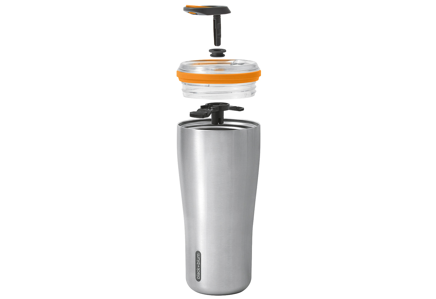 Travel Tumbler 600ml Edelstahl orange