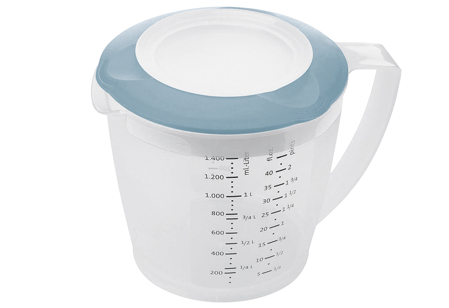 Rührbecher mit Deckel Helena 1,4l blau
