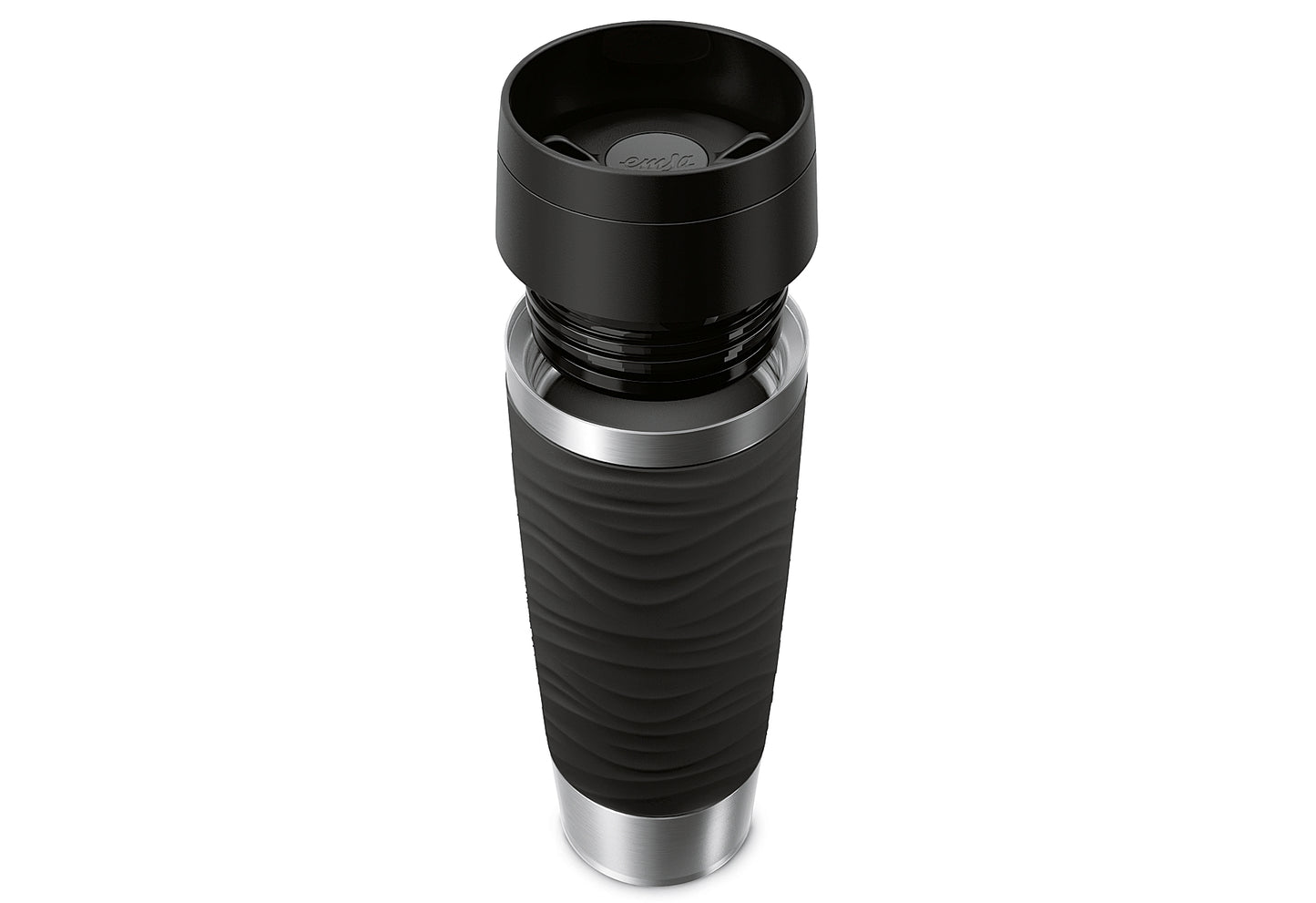Isolierbecher Travel Mug Waves 0,5l schwarz