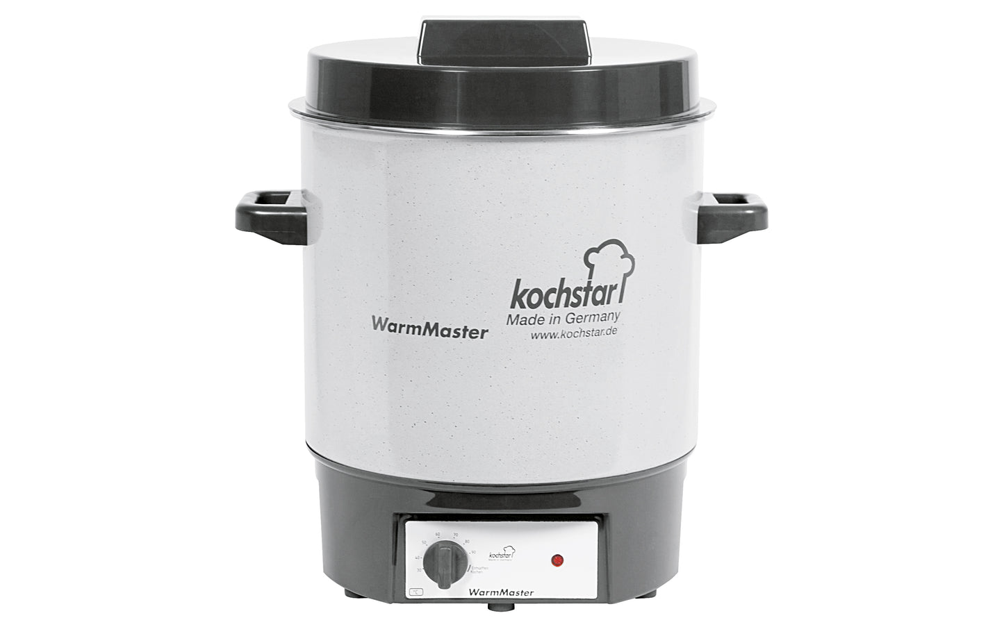 Einkochautomat WarmMaster ohne Uhr 27 l Ø35cm steingrau/weiß