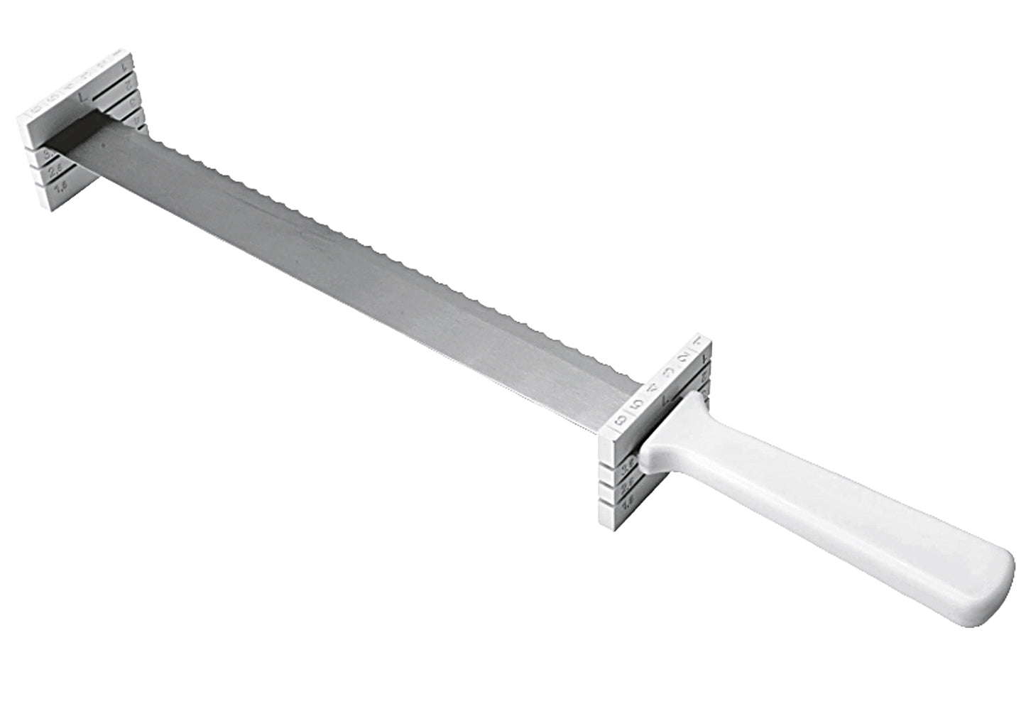 Tortenbodenmesser Inspiration mit Distanzhaltern 32cm