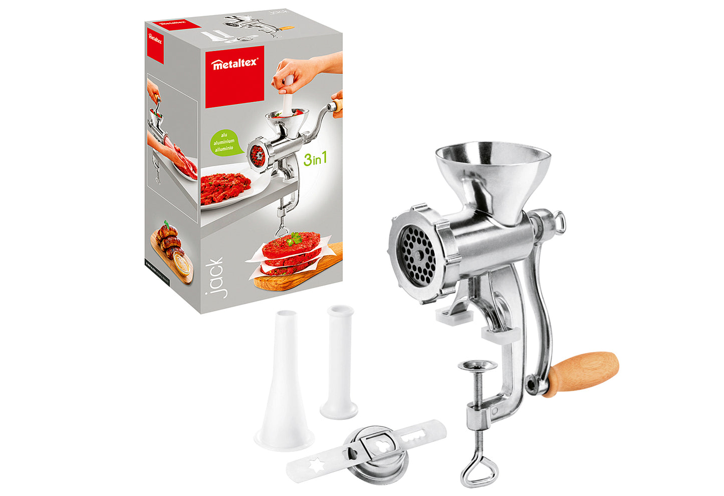 Jack Fleischwolf-Set Größe 5 Alu