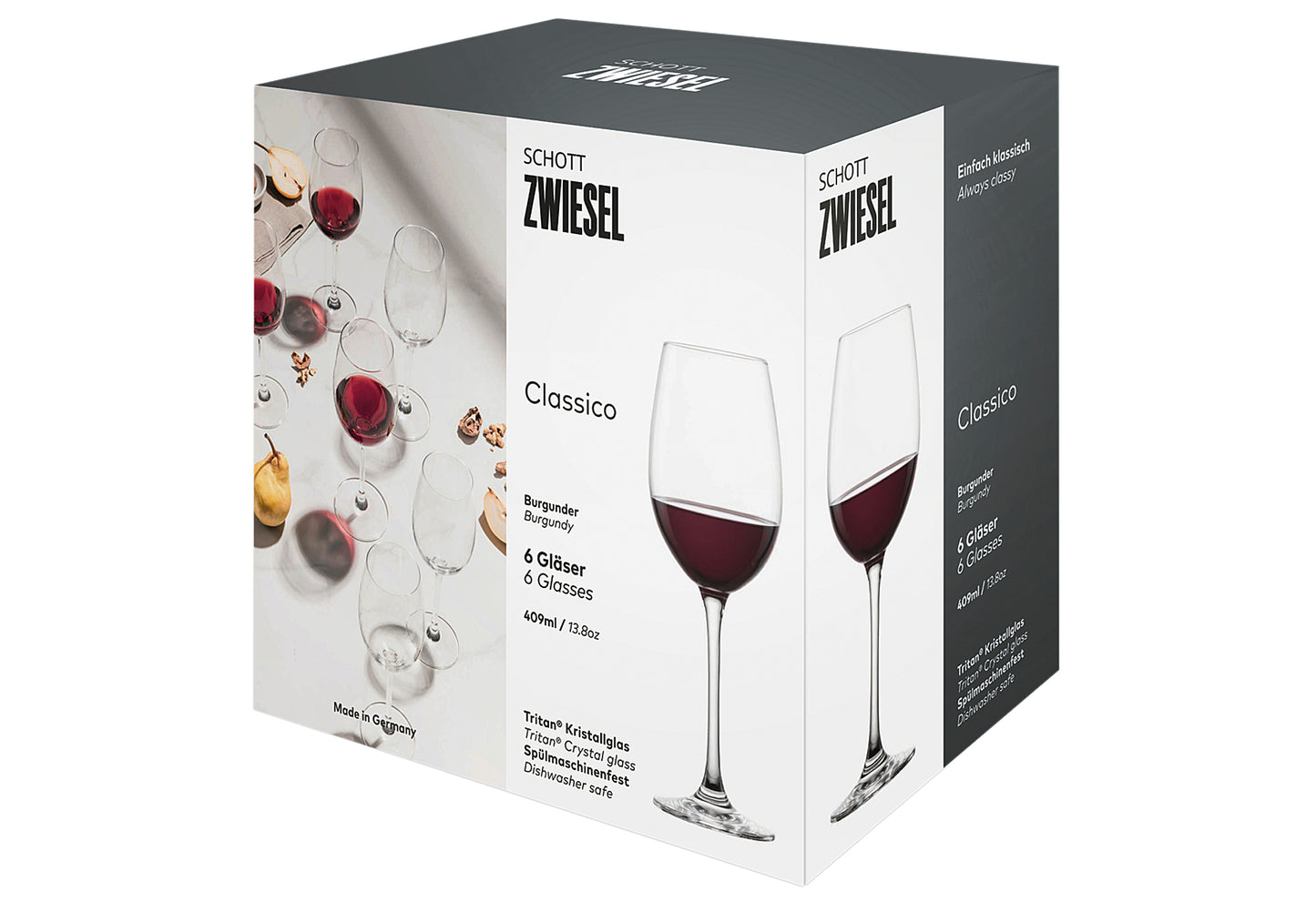 Burgunderpokal Classico 6er Set