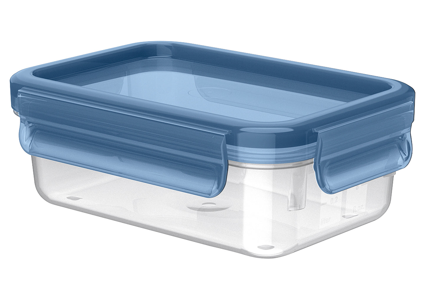 Frischhaltedose Clip & Close Eco 0,55l rechteckig transparent blau