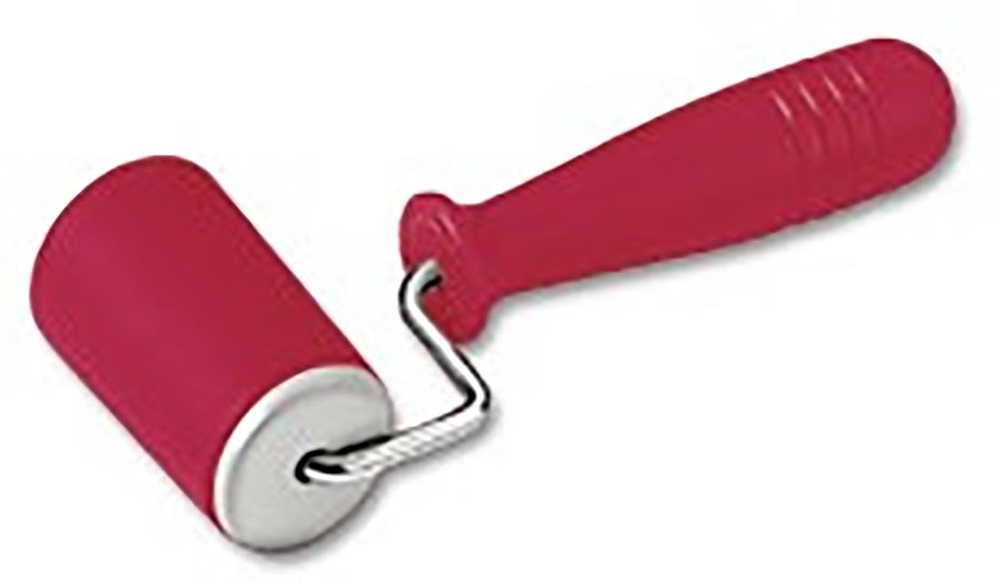 Backform-Roller Flex Red 6,5cm Ø4,5cm rot