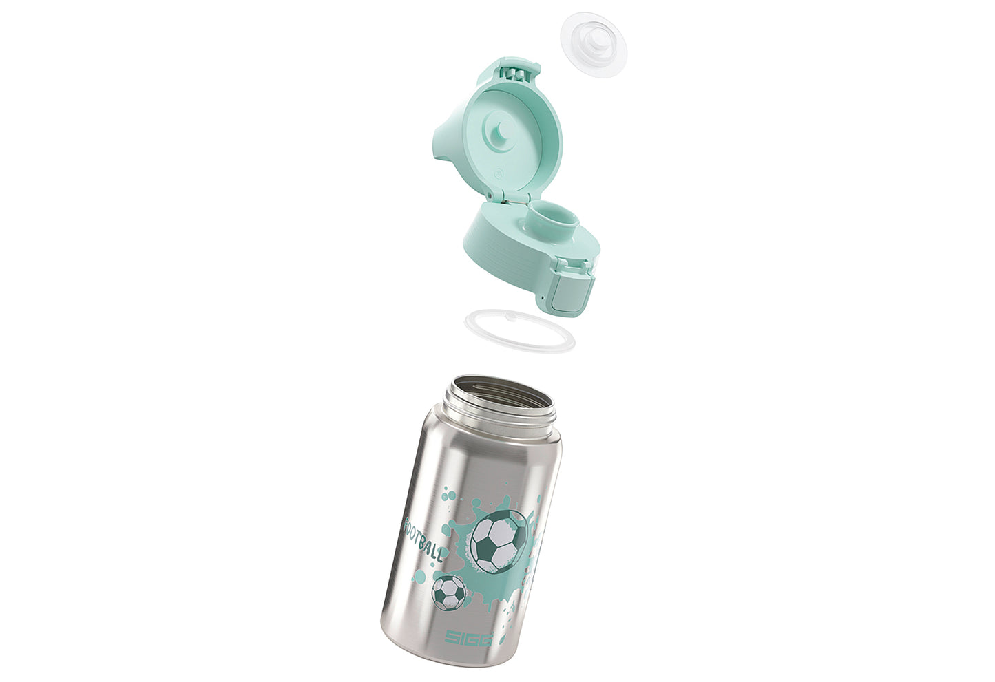 Trinkflasche Shild one Love Football 0,5l