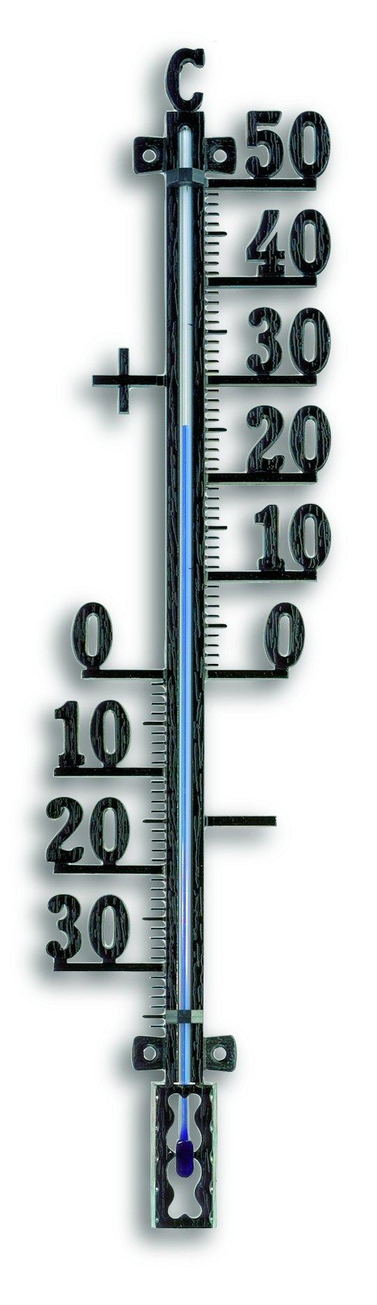 TFA Innen/Außenthermometer Metall rostfrei 42cm