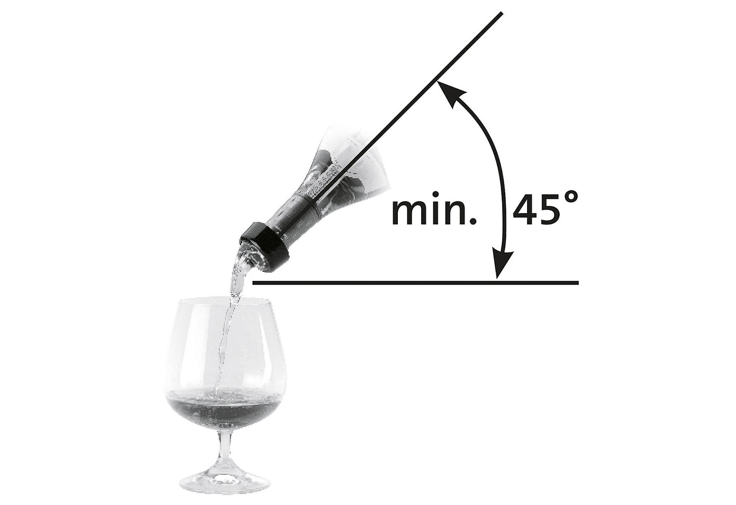 Dosierausgießer Auto-Pour 4,0 cl transparent 2Stück