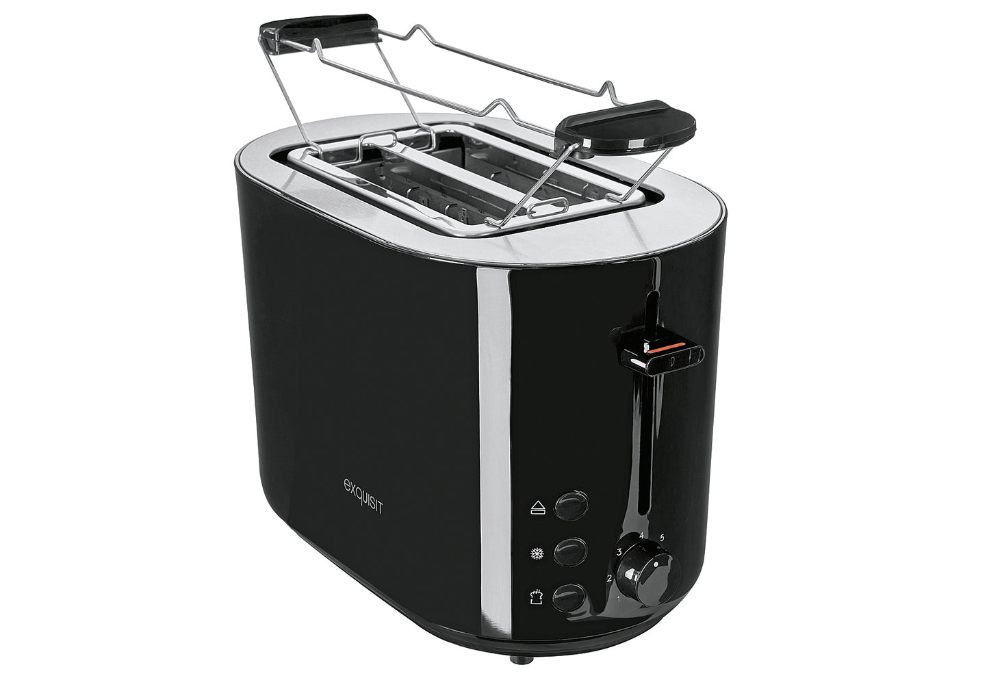 2-Scheiben-Toaster TA 6103 7 Bräunungsstufen schwarz