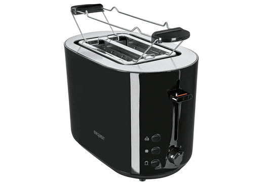 2-Scheiben-Toaster TA 6103 7 Bräunungsstufen schwarz