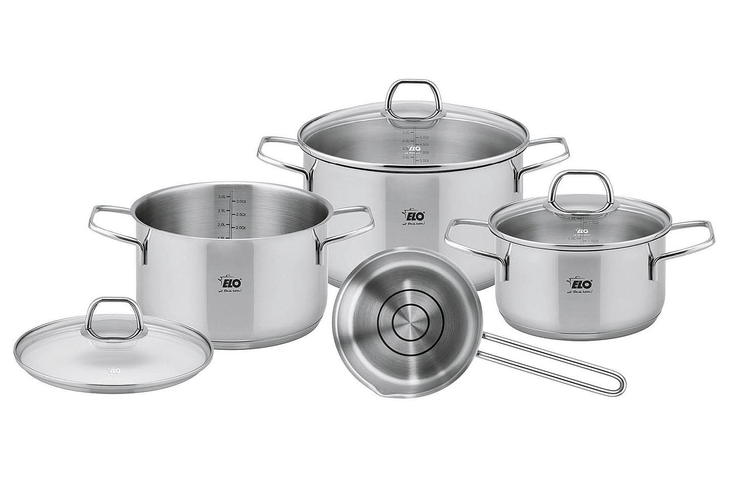 Topfset Twice Edelstahl 18/10 4teilig