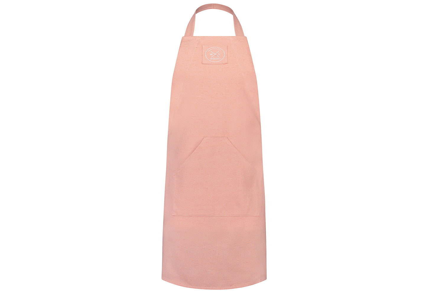 Schürze aus 100% recycelter Baumwolle One-Size Salmon