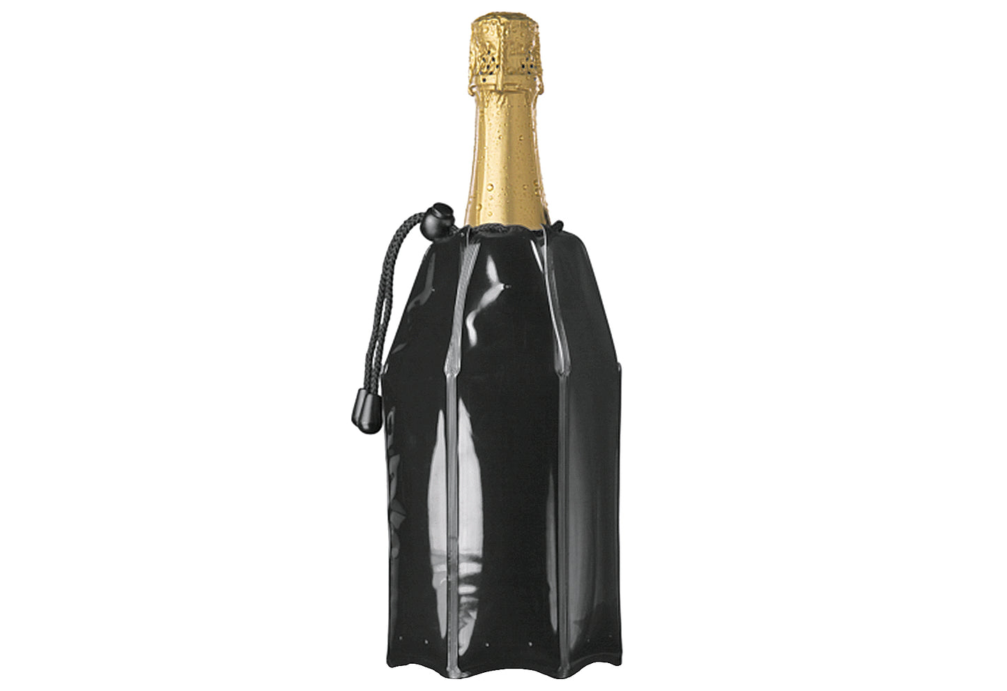 Aktiv Wein/Champagnerkühler Beutel schwarz