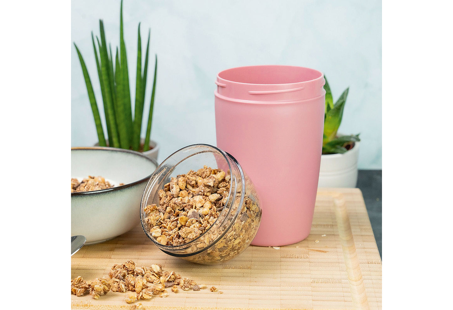 Müslibecher 700ml rosa