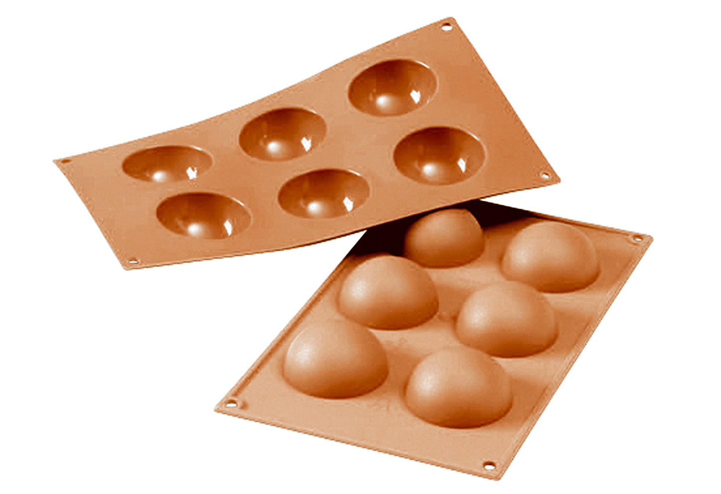 Muffinbackform Halbkugel 6er Ø6cm H 3cm Silikon - Ruder Home GmbH