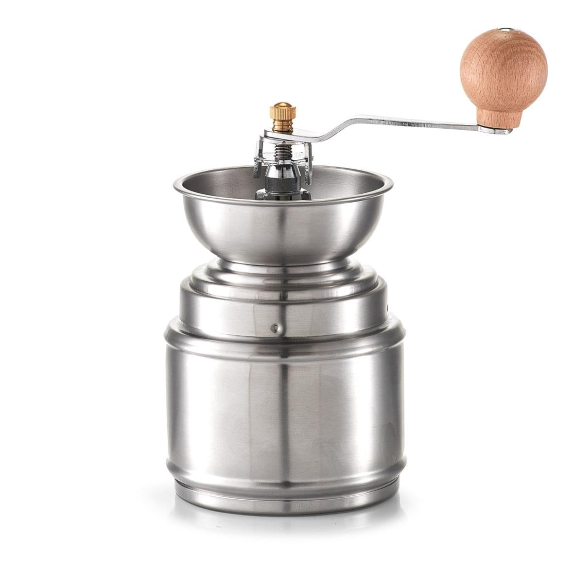 Kaffeemühle Edelstahl 16cm Ø9,5cm silber