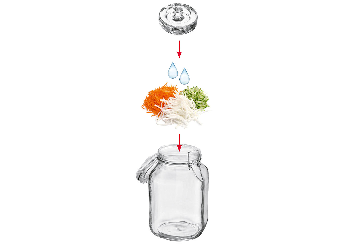 Fermentiergewicht Ø8cm 4Stück