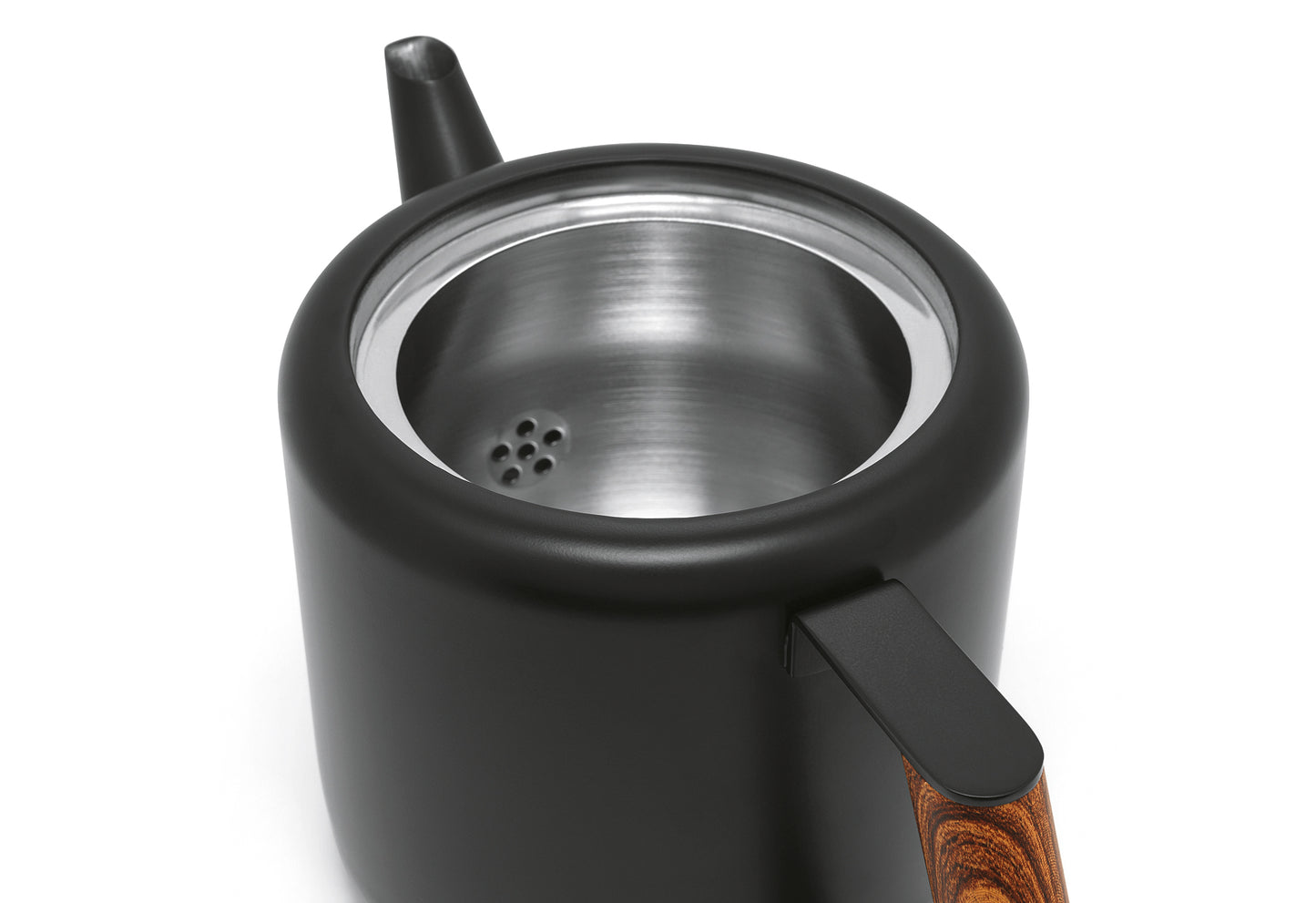Teekanne Boston 1,1l matt schwarz
