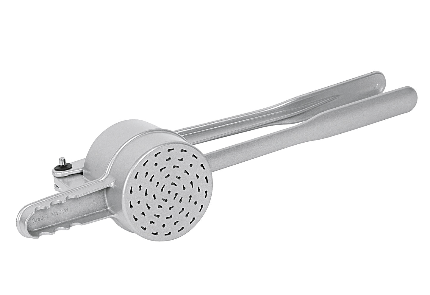 Spätzle-/Kartoffelpresse Spätzlechef Aludruckguß silber