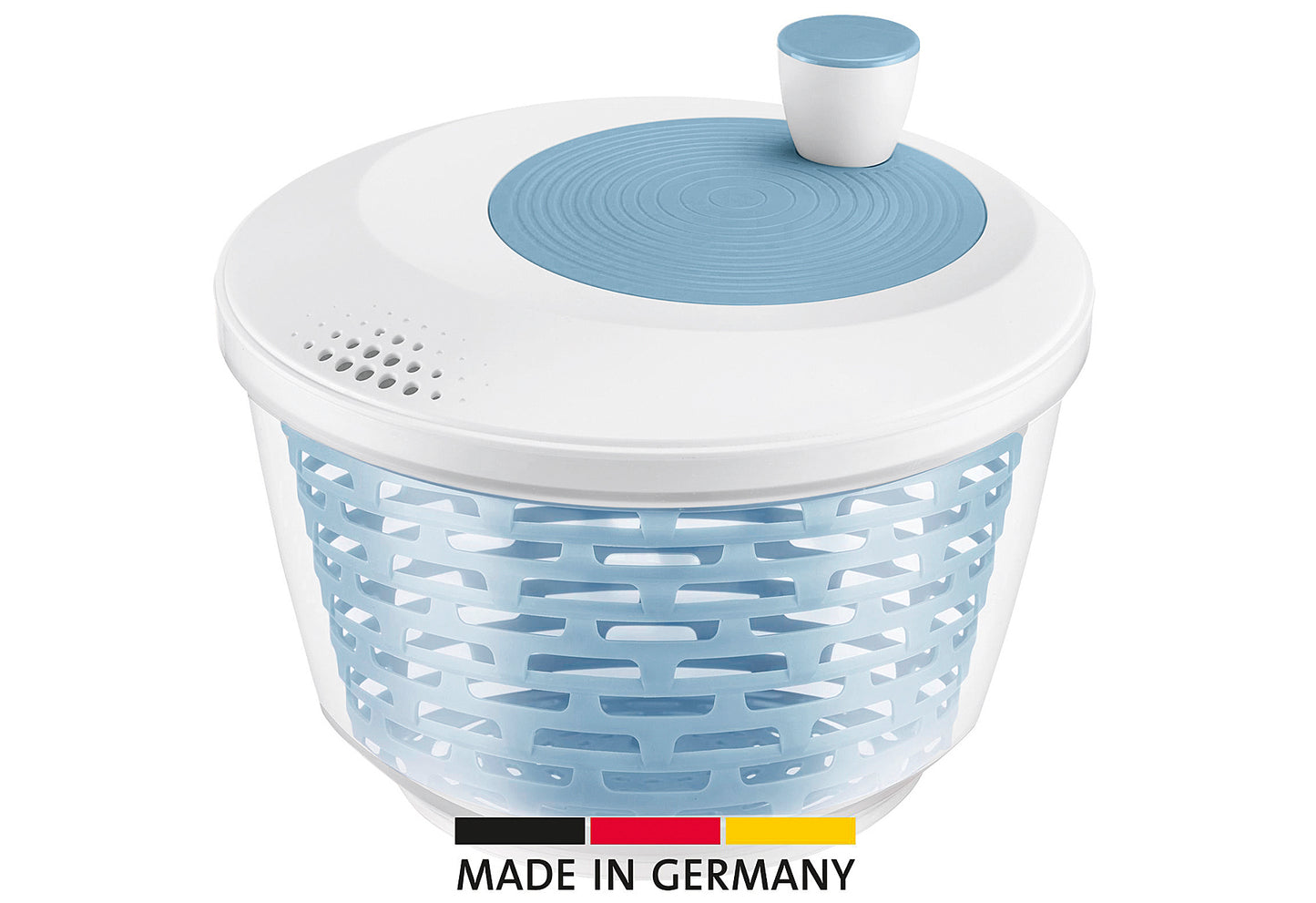 Salatschleuder Spinderella rutschfest 4,4l blau