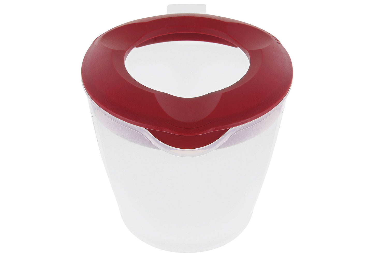 Rührbecher Helena mit Deckel 1,4l rot