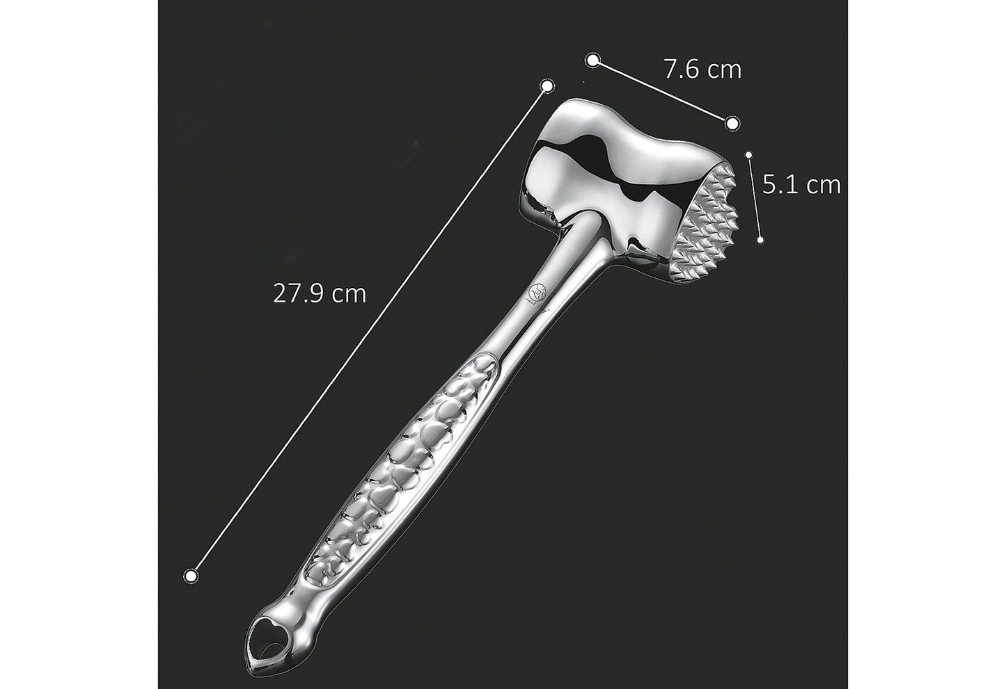 Fleischklopfer Love Shape Edelstahl
