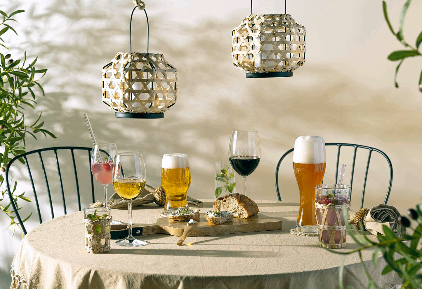 Weizenbierglas Taverna 50cl H24cm Ø7,6cm 2er Set