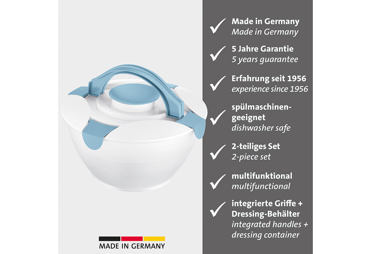 Salatbutler Praktika 6,5l blau