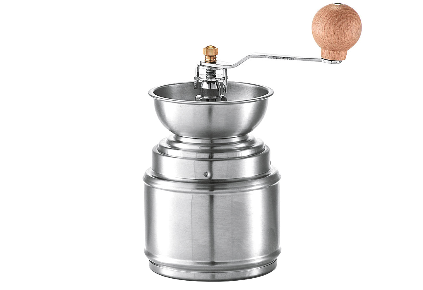 Kaffeemühle Edelstahl 16cm Ø9,5cm silber