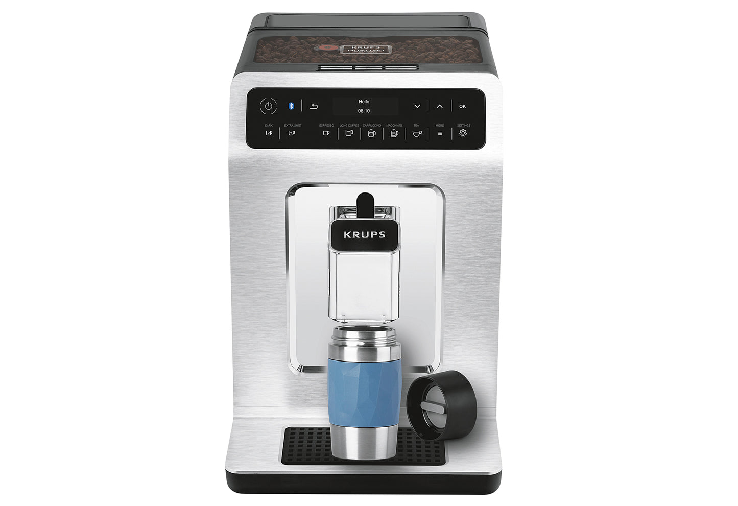 Isolierbecher Travel Mug Compact 0,3l Manschette blau