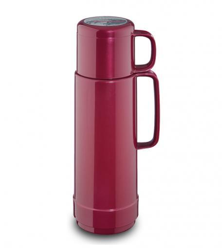 Isolierflasche Kunststoff 0,75 l shiny burgund