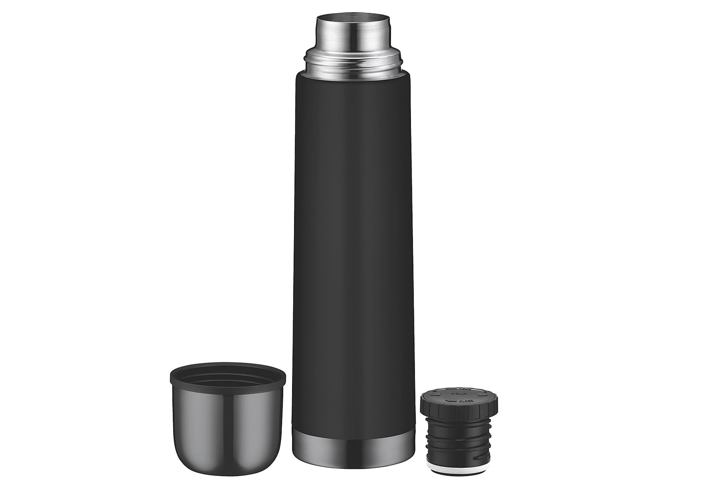 Isolierflasche Isotherm Eco velvet black matt 0,75l