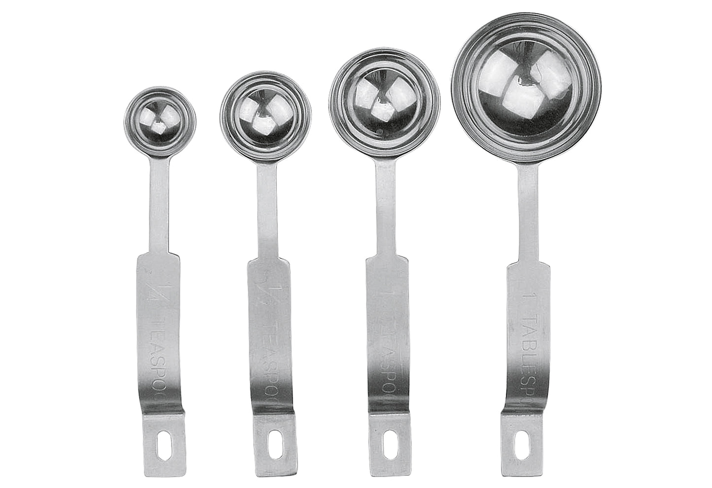 Messlöffel-Set 4-teilig Edelstahl