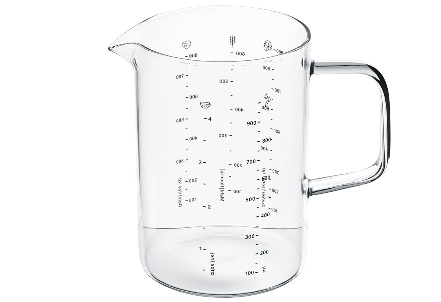 Messbecher Borosilikatglas 1l