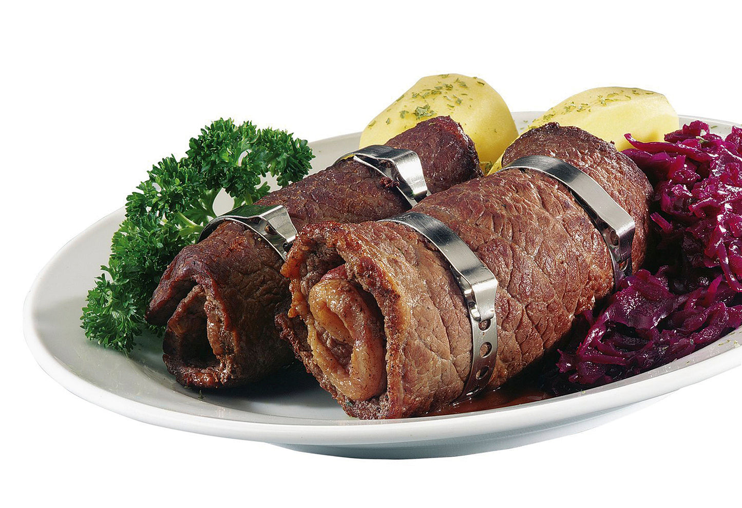Rouladenringe Edelstahl 6Stück