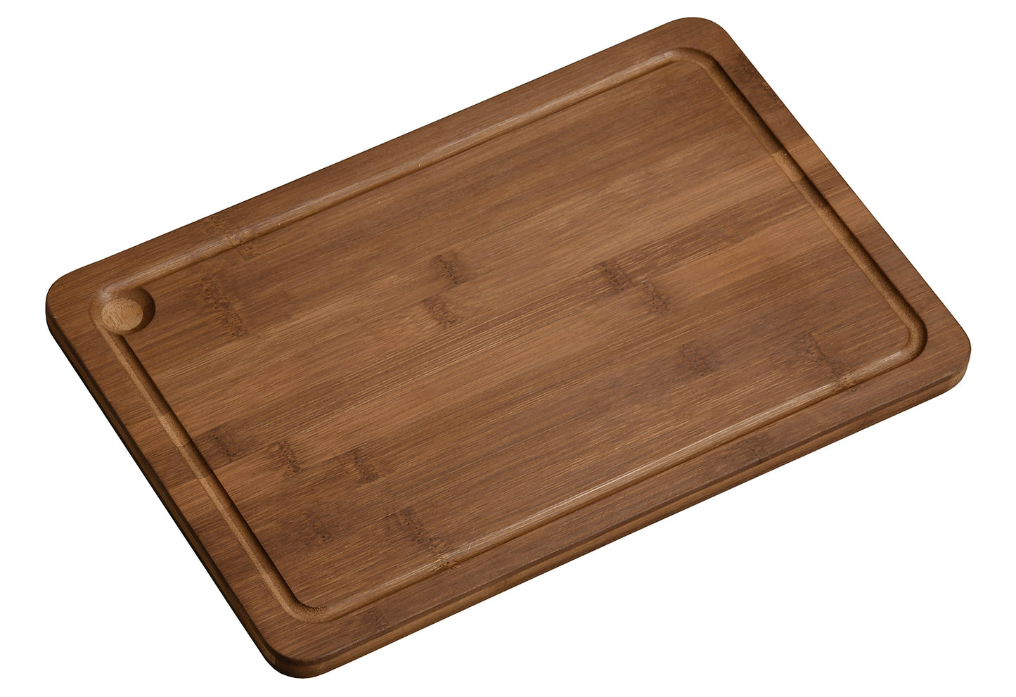 Schneide- & Servierbrett dunkeler Bambus 38x25cm