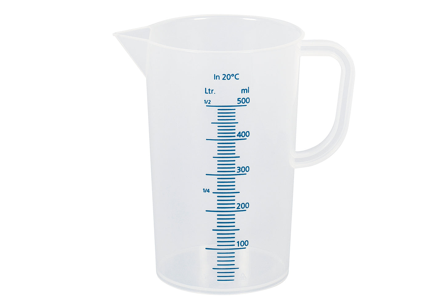 Messbecher 0,5 l transparent