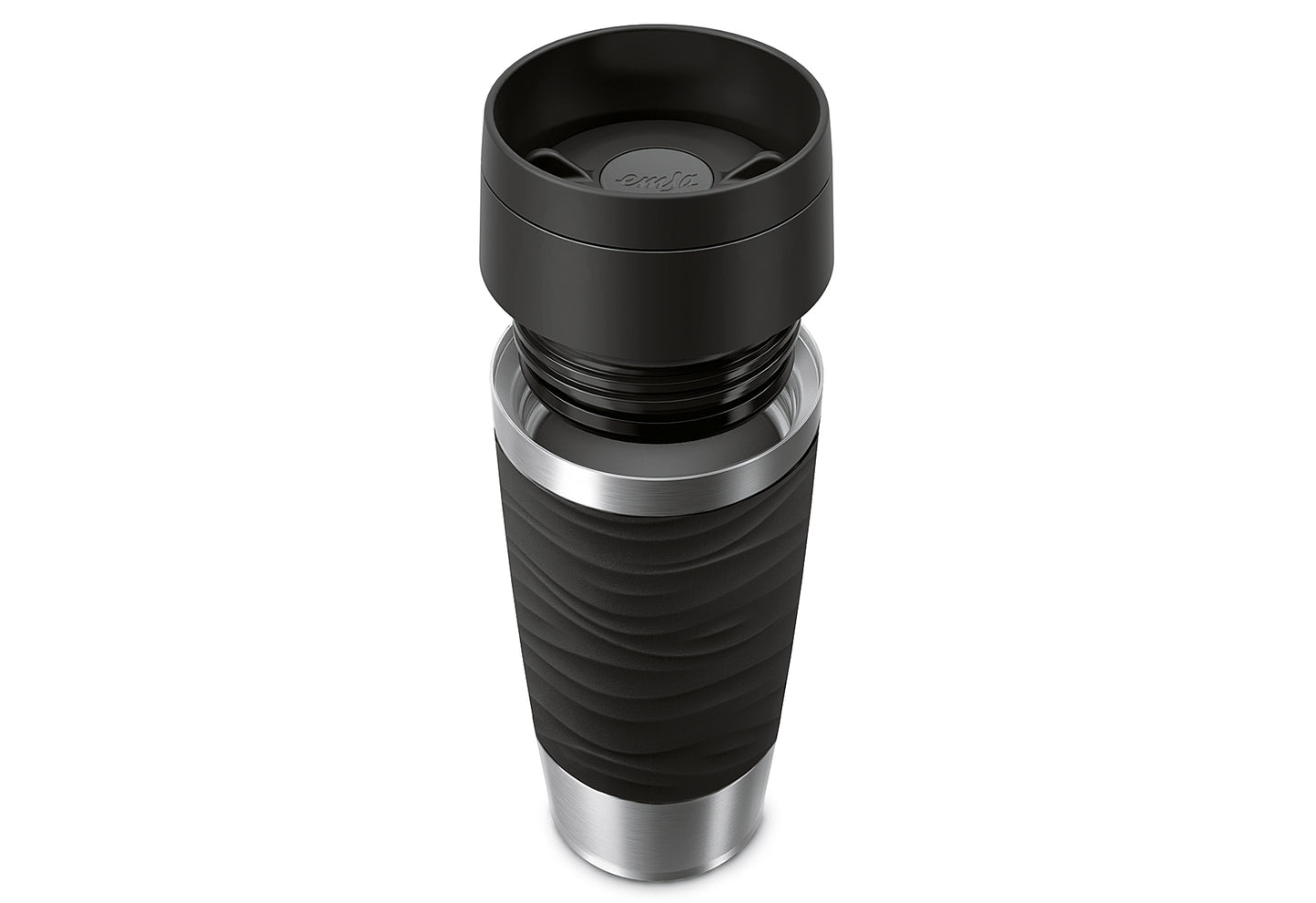 Isolierbecher Travel Mug Wave 0,36l schwarz