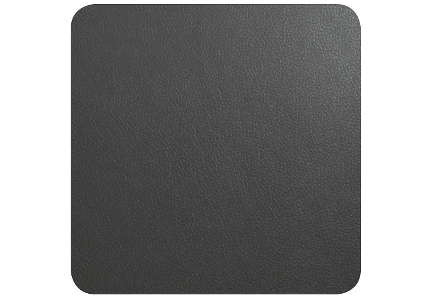 Glasuntersetzer Lederoptik basalt 10x10cm 4Stück