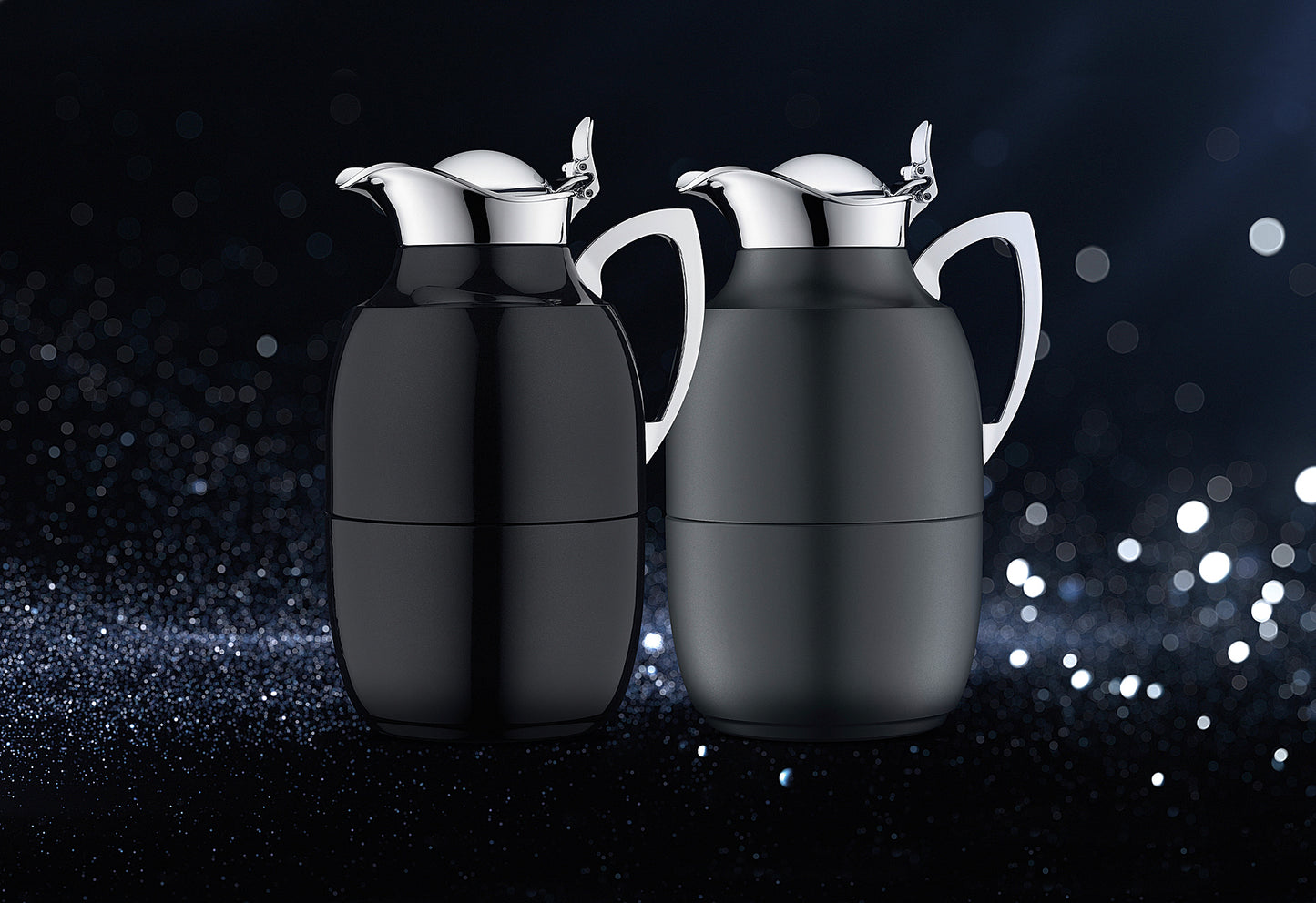Isolierkanne Juwel jet black polished 1l